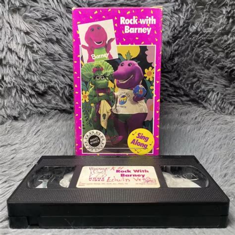 BARNEY ROCK With Barney VHS 1991 Protect Our Earth thème dessin animé