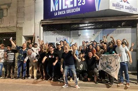 La Libertad Avanza celebró en Luján el triunfo de Javier Milei Lujan Hoy