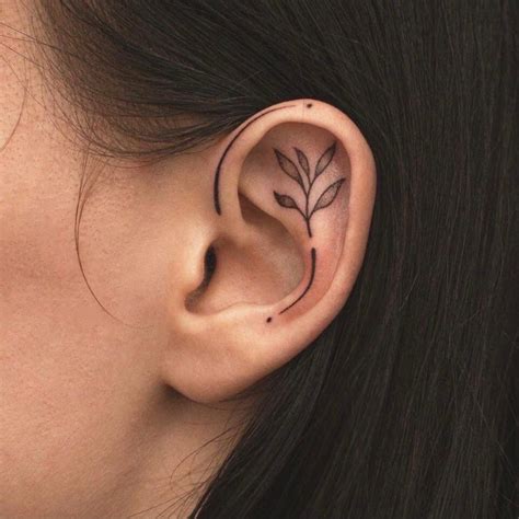 25 Ear Tattoos You Are Going To Love Artofit