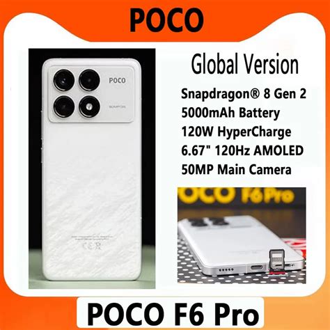 Poco F Pro Smartphone Vers O Global Snapdragon G Hypercharge Wqhd Ecr