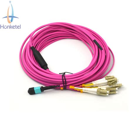 Om Om Fiber Optic Patchcord Fiber Break Out Mtp Lc Mpo Lc Fiber