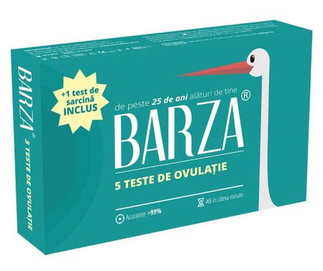 Teste De Ovulatie Barza 5 Buc 1 Test De Sarcina Banda Vivre