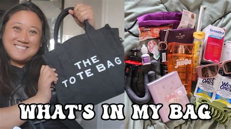 WHAT S IN MY BAG The Tote Bag Marc Jacobs Dupe By Temu YouTube