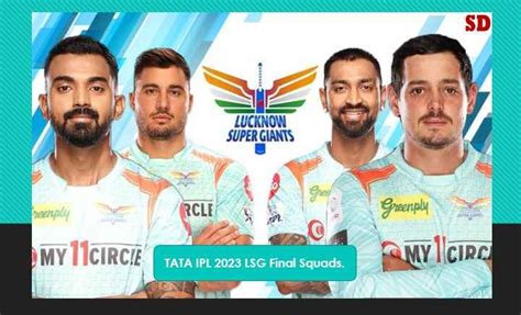 Tata Ipl 2023 Lsg Lucknow Super Giants Full Squads Match Schedule And Winning Result Sports