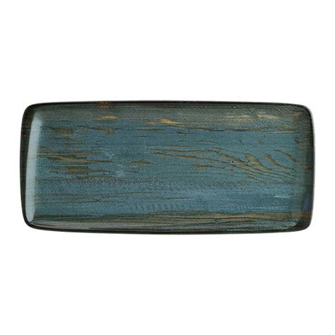 Madera Mint Moove Rectangular Plate Cm Bonna Premium Porcelain