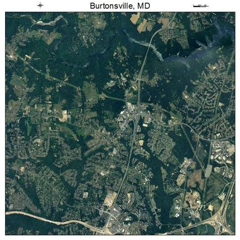 Aerial Photography Map of Burtonsville, MD Maryland