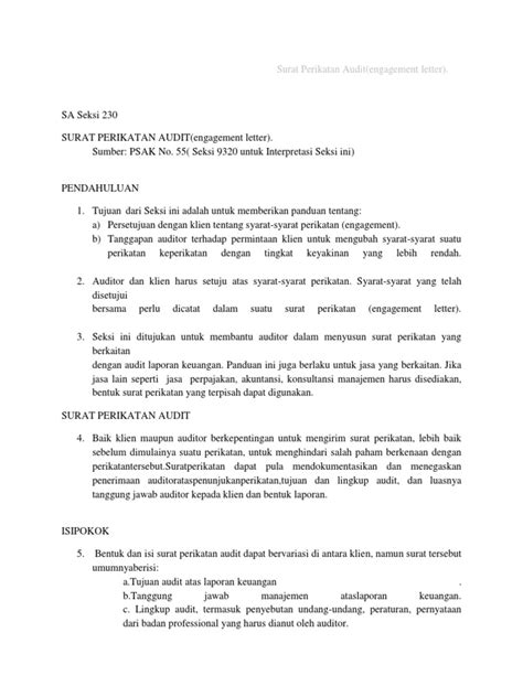 Surat Perikatan Audit Pdf