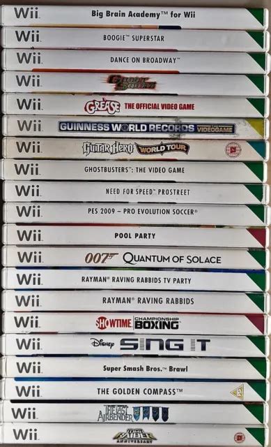 Nintendo Wii Games Make Your Selection A Z Picclick Uk