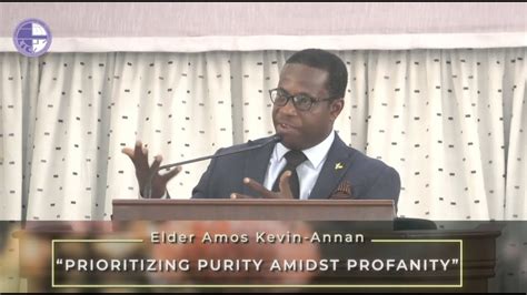 Prioritizing Purity Amidst Profanity Exodus Thes Elder