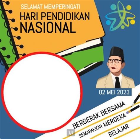 30 Link Twibbon Hari Pendidikan Nasional 2023 Cara Pasang Foto Di