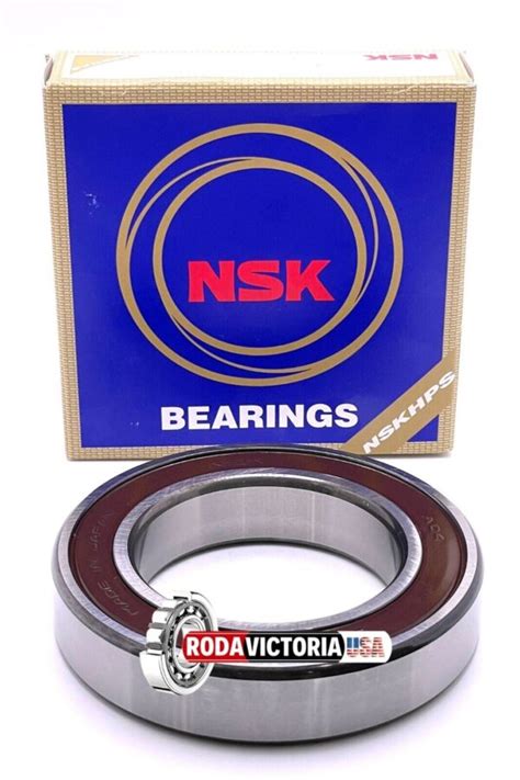 NSK 6011 DDU CM Deep Groove Ball Bearing Rubber Sealed 55x90x18 Mm