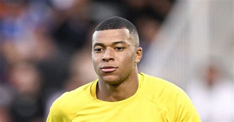 Kylian Mbappe During The Ligue 1 Football Soccer Match Between AJ