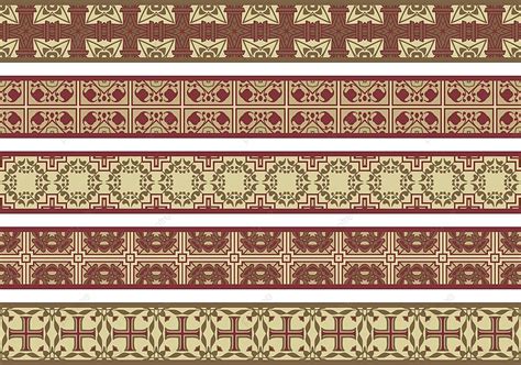 Seamless Decorative Borders Decorative Line Seamless Vector, Decorative, Line, Seamless PNG and ...