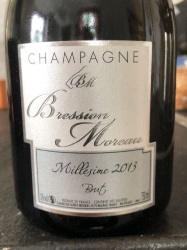 Bression Moreau Millésimé Brut Champagne Vivino US