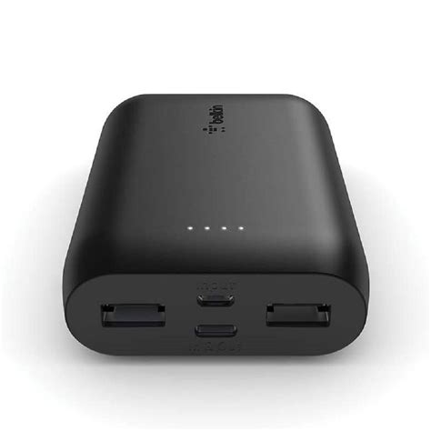 Belkin – BOOST CHARGE Portable Power Bank 10 000 mAh 15W Total Power ...