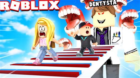 UCIEKAMY PRZED STRASZNYM DENTYSTĄ Roblox Obby BELLA I VITO YouTube