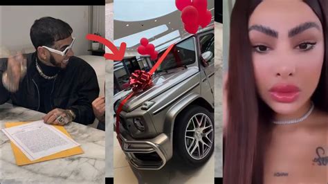 YAILIN LA MÁS VIRAL RECHAZA REGALO DE ANUEL AA Y TEKACHY 69 LO QUEMA