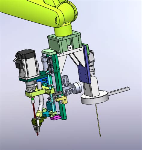 机械手自动锁螺丝机构3d模型下载三维模型solidworks模型 制造云 产品模型