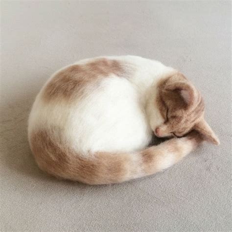 This Japanese Artist Creates Realistic Cats With Needle Felting And Here’s The Result 27 Pics