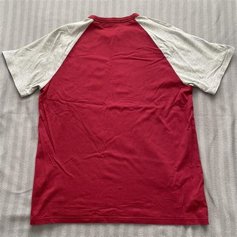 Mens Burgundy Fred Perry T Shirt Bought As A Depop