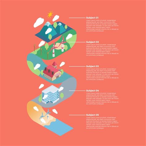 Infographie De L Cologie Design Plat Avec Des Couleurs R Tro Vecteur