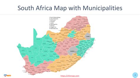 South Africa Districts Map