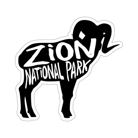 Zion National Park Sticker Bighorn Sheep National Parks Partnership