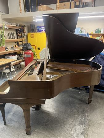 1925 Mahogany Steinway Model M Baby Grand Piano