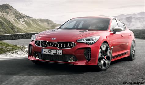 2018 Kia Stinger Gt 365hp Turbo Fastback Bows In Detroit Latest News Car Revs