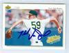 Todd Van Poppel Autographed Baseball Card Oakland Athletics