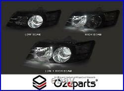 Set LH RH Head Light Projector LED Globes For Holden Commodore VY HSV