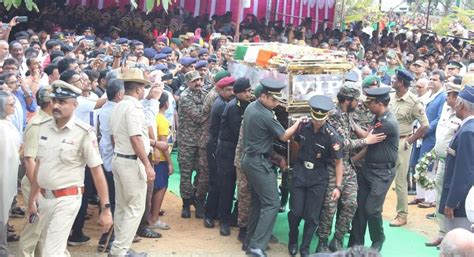 Capt Pranjal Cremated With Full Military Honours In Bengaluru