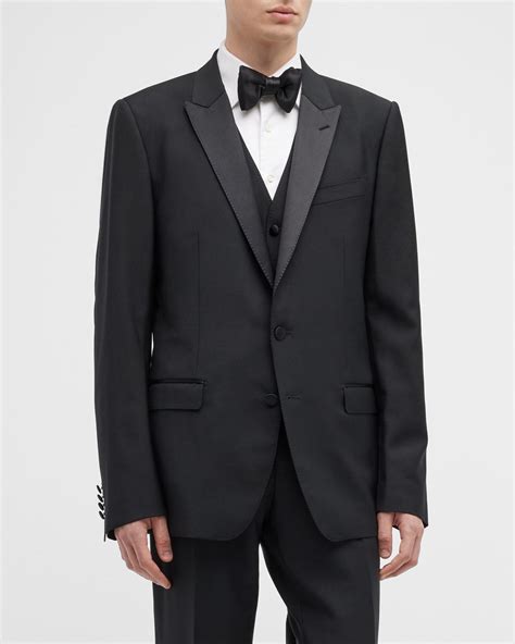 Dolce And Gabbana Martini Two Piece Tuxedo With Vest In Black Stylemi