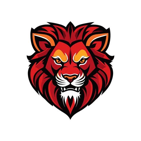 Premium Vector Vector Hand Drawn Lion Esport Logo