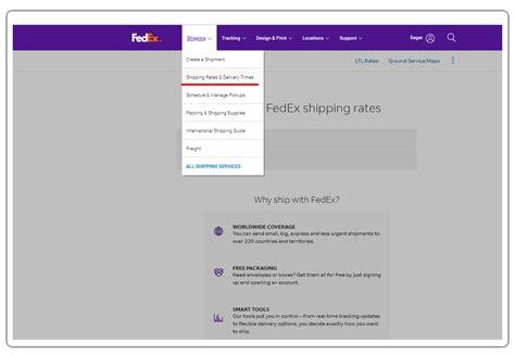 FedEx Shipping Rates and Delivery Time