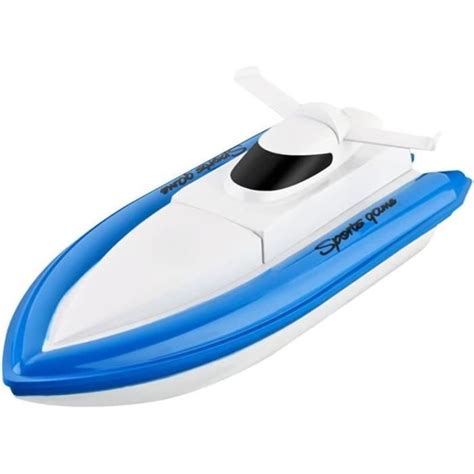 Bateau Rc Grande Vitesse Rechargeable Km H Bateau T L Command