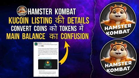 Hamster Kombat Kucoin Listing Is Main Balance Also Important