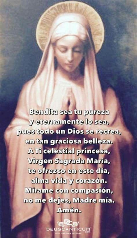 Bendita Sea Tu Pureza Bendita Sea Tu Pureza Oraciones Oraciones