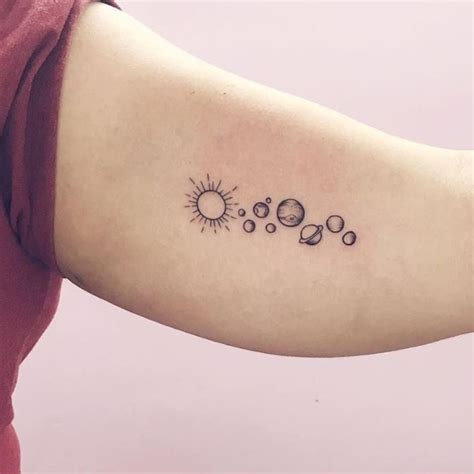 Solar System Tattoo Designs