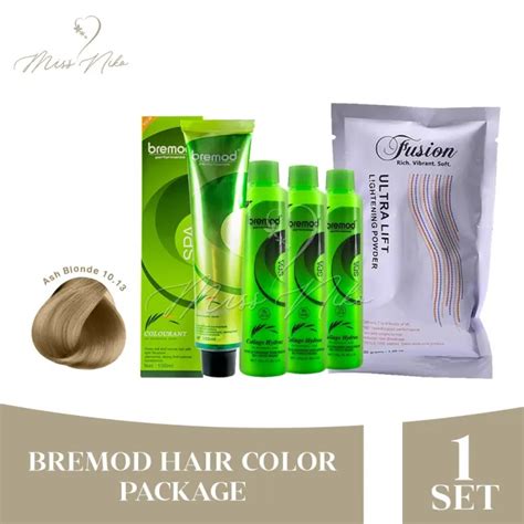 Bremod Hair Color Package Ash Blonde 10 13 Lazada PH