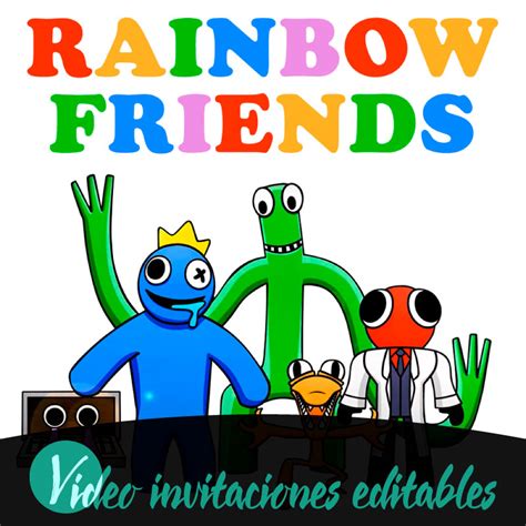 Video Invitación De Rainbow Friends 01 Fácil Y Rápida 2024 Video