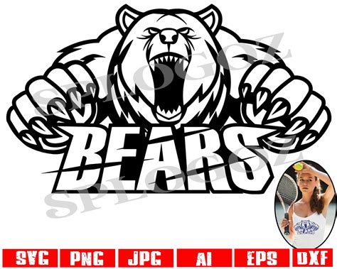 Bear Clipart Digital Art Digital Prints Svg Amazon Merch Iron On