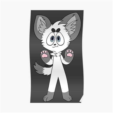 "Cute Furry: Paws ♡" Poster by johnalpaca | Redbubble