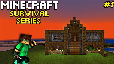 Minecraft Pe Survival Series Hindi I Made Iron Armour Survival