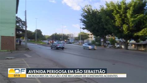 Moradores Reclamam De Via Perigosa Em S O Sebasti O Bom Dia Df G