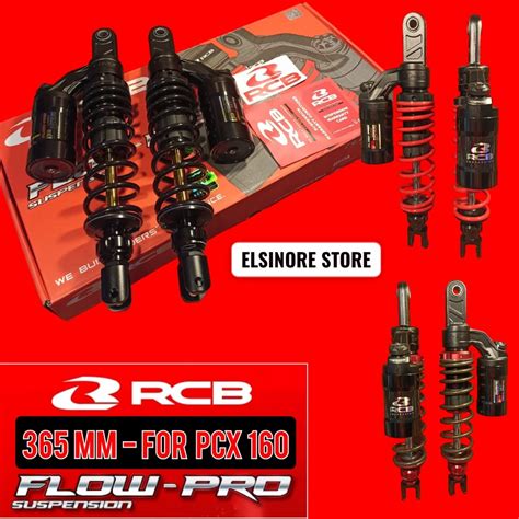 Jual Shock Rcb Flow Pro Mm Pcx Tabung Atas Black Premium