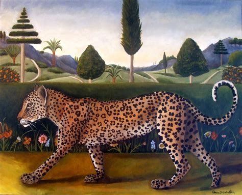 Leopard Painting Renaissance Walk By Catherine Dequattro Nolin