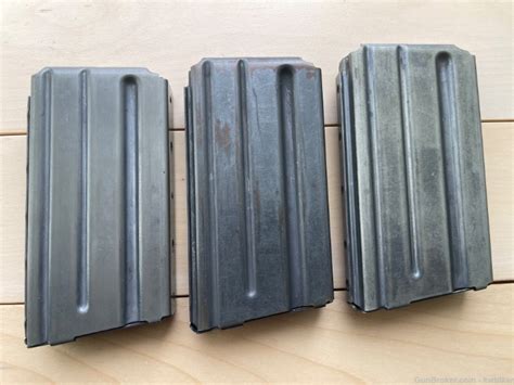 Lot Of 3 Colt Vietnam Era 20rd M16ar15 Sp1 556223 Magazines