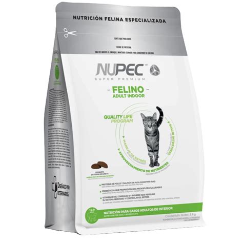 Nupec Alimento Seco Para Felino Adulto Indoor Laika Mascotas