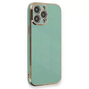 Microsonic Apple iPhone 15 Pro Kılıf Olive Plated Yeşil Kılıf Marketim